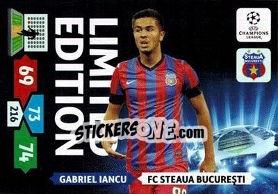 Sticker Gabriel Iancu - UEFA Champions League 2013-2014. Adrenalyn XL n. LE-GI - Panini