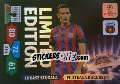 Sticker Lukasz Szukała - UEFA Champions League 2013-2014. Adrenalyn XL - Panini