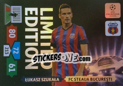 Sticker Lukasz Szukała - UEFA Champions League 2013-2014. Adrenalyn XL n. LE-LS - Panini