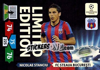 Sticker Nicolae Stanciu - UEFA Champions League 2013-2014. Adrenalyn XL n. LE-NS - Panini