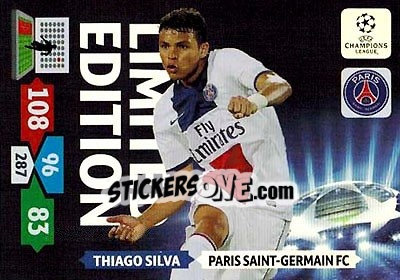 Cromo Thiago Silva - UEFA Champions League 2013-2014. Adrenalyn XL - Panini