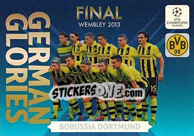 Figurina Borussia Dortmund - UEFA Champions League 2013-2014. Adrenalyn XL - Panini