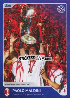 Figurina Paolo Maldini - Five-time European Cup winner (23 May 2007)