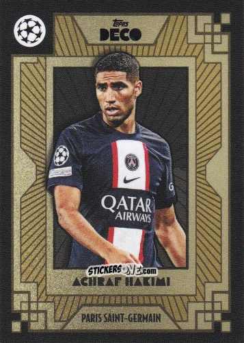 Cromo Achraf Hakimi - Deco UEFA 2022-2023 n. 1 - Topps