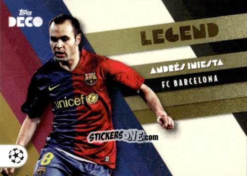 Figurina Andres Iniesta - Deco UEFA 2022-2023 n. 126 - Topps