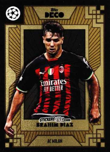 Figurina Brahim Diaz - Deco UEFA 2022-2023 n. 11 - Topps