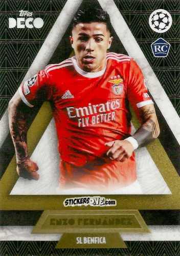 Sticker Enzo Fernandez - Deco UEFA 2022-2023 n. 154 - Topps