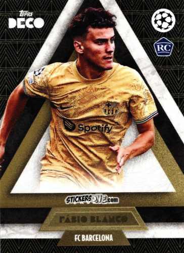 Figurina Fabio Blanco - Deco UEFA 2022-2023 n. 155 - Topps
