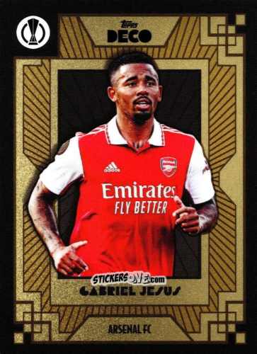 Cromo Gabriel Jesus - Deco UEFA 2022-2023 n. 29 - Topps