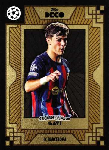 Figurina Gavi - Deco UEFA 2022-2023 n. 31 - Topps