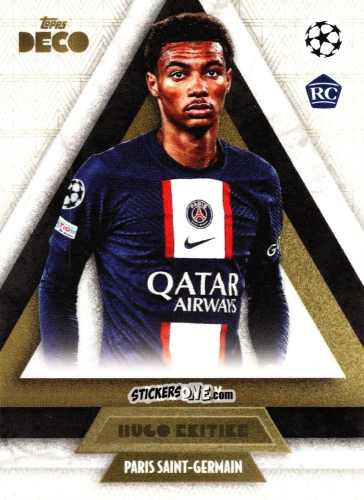 Sticker Hugo Ekitike - Deco UEFA 2022-2023 n. 162 - Topps