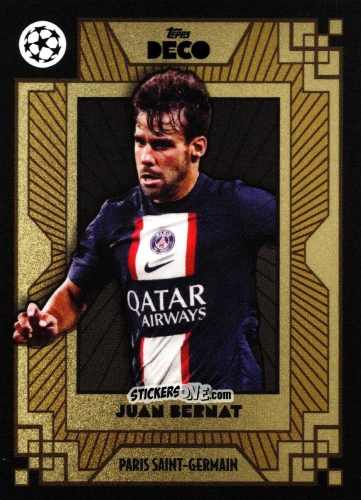 Sticker Juan Bernat - Deco UEFA 2022-2023 n. 40 - Topps