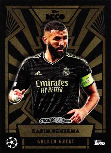 Cromo Karim Benzema - Deco UEFA 2022-2023 n. 114 - Topps