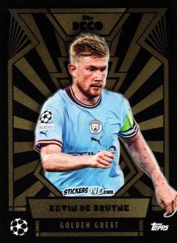 Figurina Kevin de Bruyne - Deco UEFA 2022-2023 n. 115 - Topps