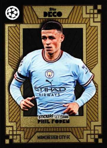 Sticker Phil Foden - Deco UEFA 2022-2023 n. 67 - Topps