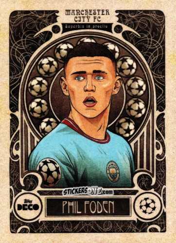 Sticker Phil Foden - Deco UEFA 2022-2023 n. 103 - Topps