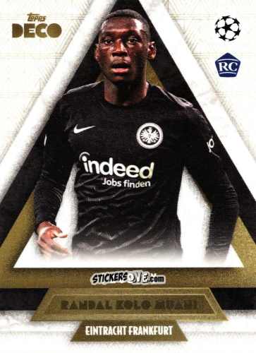 Cromo Randal Kolo Muani - Deco UEFA 2022-2023 n. 176 - Topps