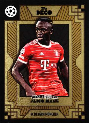 Figurina Sadio Mane - Deco UEFA 2022-2023 n. 82 - Topps