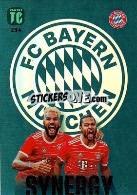 Cromo Eric Maxim Choupo-Moting / Serge Gnabry - Top Class 2023 - Panini