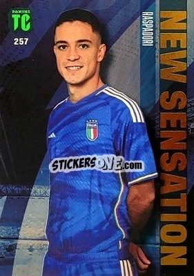 Cromo Giacomo Raspadori - Top Class 2023 n. 257 - Panini
