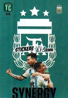 Sticker Lionel Messi / Ángel Di Maria - Top Class 2023 n. 218 - Panini