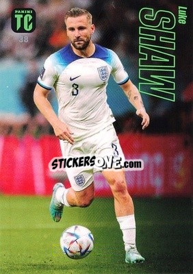 Sticker Luke Shaw - Top Class 2023 n. 38 - Panini