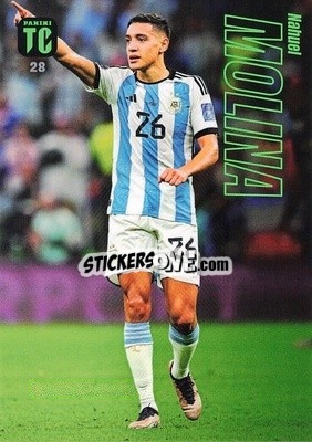 Sticker Nahuel Molina - Top Class 2023 - Panini