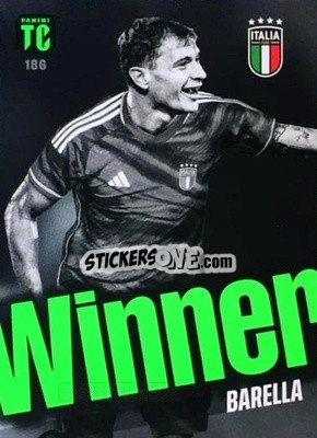 Sticker Nicolò Barella - Top Class 2023 n. 186 - Panini