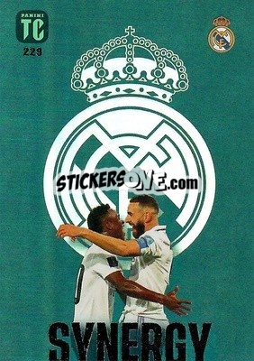 Sticker Vinicius Jr / Karim Benzema - Top Class 2023 - Panini