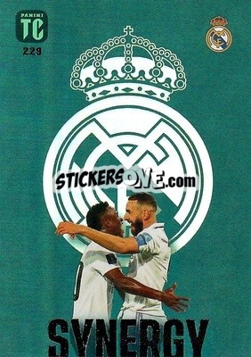 Sticker Vinicius Jr / Karim Benzema - Top Class 2023 n. 229 - Panini