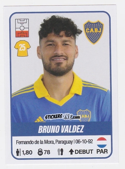 Cromo Bruno Valdez - Fútbol Argentino 2023 n. 112 - Panini