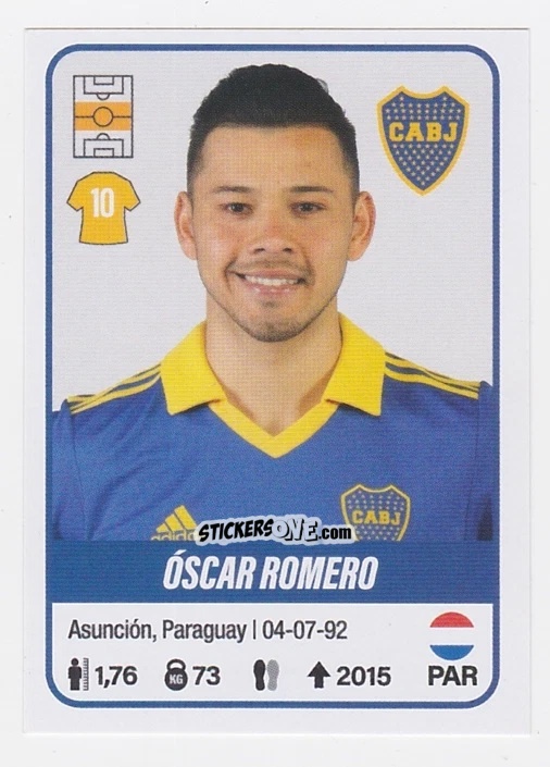 Cromo Óscar Romero - Fútbol Argentino 2023 n. 116 - Panini