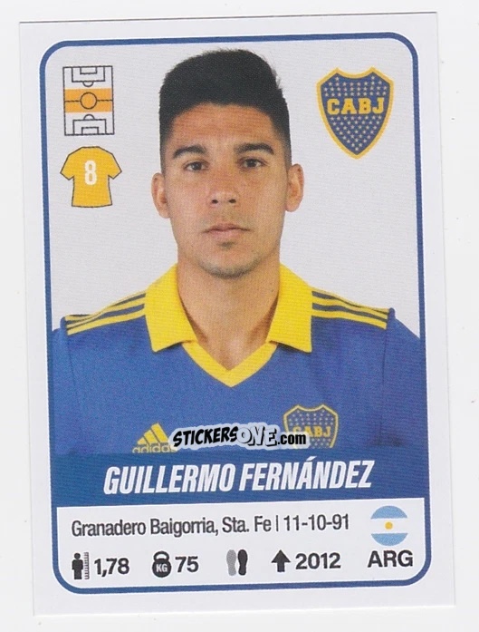 Cromo Pol Guillermo Fernández - Fútbol Argentino 2023 n. 117 - Panini