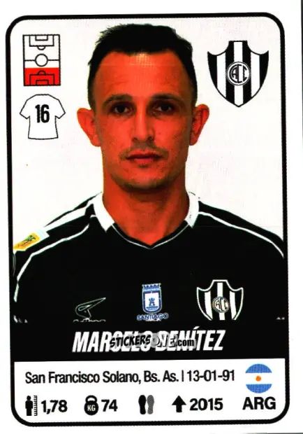Sticker Marcelo Benítez - Fútbol Argentino 2023 n. 125 - Panini