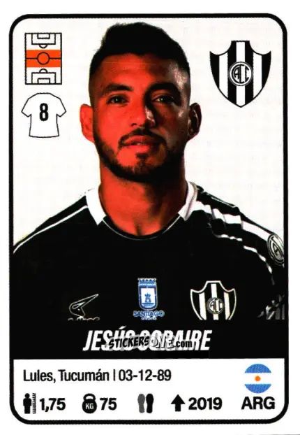Sticker Jesús Soraire - Fútbol Argentino 2023 n. 131 - Panini
