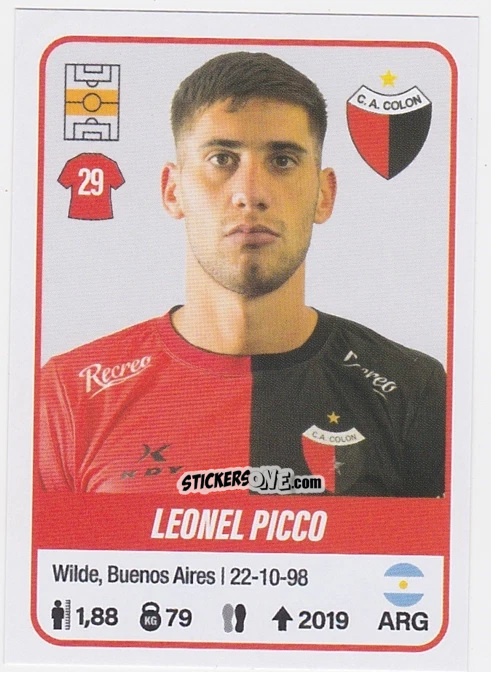 Figurina Leonel Picco - Fútbol Argentino 2023 n. 147 - Panini