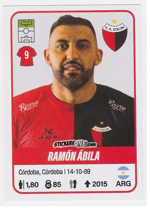 Figurina Ramón Ábila - Fútbol Argentino 2023 n. 155 - Panini