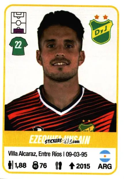 Figurina Ezequiel Unsain - Fútbol Argentino 2023 n. 158 - Panini