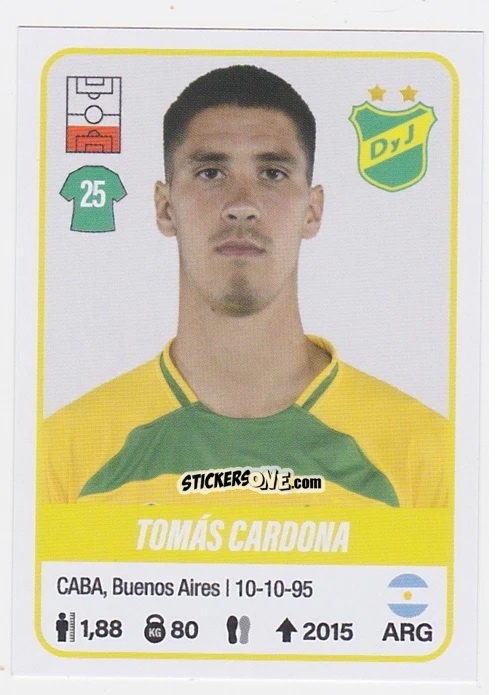 Cromo Tomás Cardona - Fútbol Argentino 2023 n. 159 - Panini