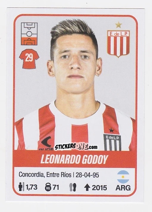 Figurina Leonardo Godoy - Fútbol Argentino 2023 n. 176 - Panini