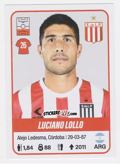 Figurina Luciano Lollo - Fútbol Argentino 2023 n. 177 - Panini