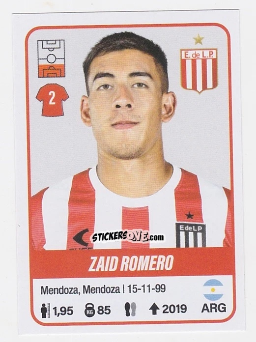 Figurina Zaid Romero - Fútbol Argentino 2023 n. 179 - Panini