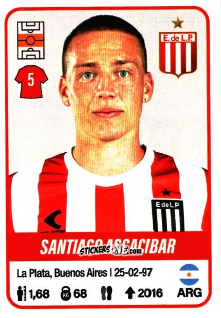 Sticker Santiago Ascacíbar - Fútbol Argentino 2023 n. 184 - Panini