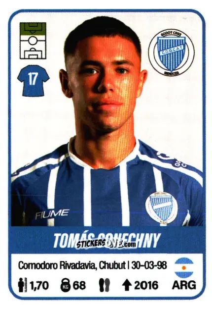 Sticker Tomás Conechny - Fútbol Argentino 2023 n. 222 - Panini