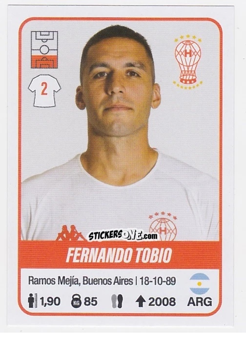 Cromo Fernando Tobio - Fútbol Argentino 2023 n. 228 - Panini