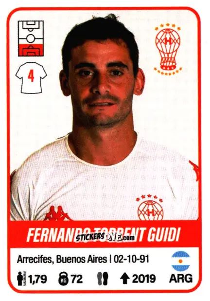 Sticker Fernando Torrent Guidi - Fútbol Argentino 2023 n. 231 - Panini