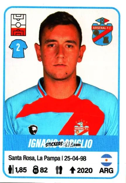 Sticker Ignacio Gariglio - Fútbol Argentino 2023 n. 24 - Panini
