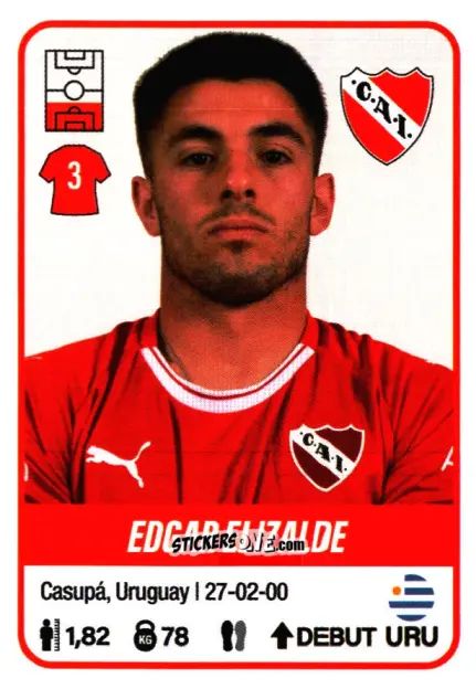 Sticker Edgar Elizalde - Fútbol Argentino 2023 n. 249 - Panini