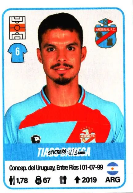 Figurina Tiago Banega - Fútbol Argentino 2023 n. 28 - Panini
