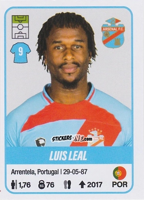 Sticker Luís Leal - Fútbol Argentino 2023 n. 35 - Panini